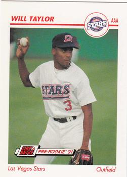 1991 Line Drive AAA #295 Will Taylor Front