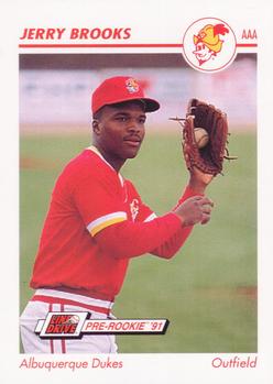 1991 Line Drive AAA #2 Jerry Brooks Front