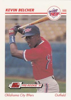 1991 Line Drive AAA #302 Kevin Belcher Front