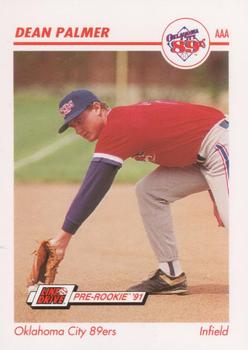 1991 Line Drive AAA #314 Dean Palmer Front