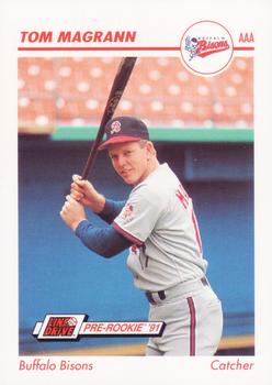 1991 Line Drive AAA #32 Tom Magrann Front