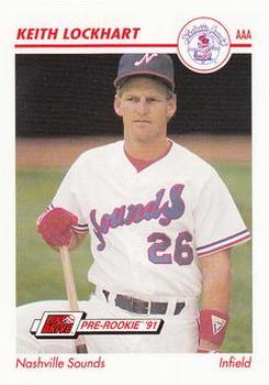 1991 Line Drive AAA #264 Keith Lockhart Front