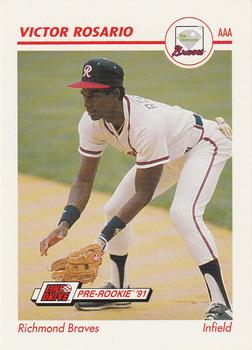 1991 Line Drive AAA #440 Victor Rosario Front