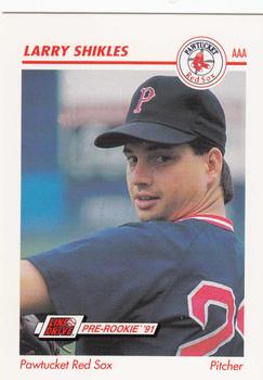 1991 Line Drive AAA #368 Larry Shikles Front