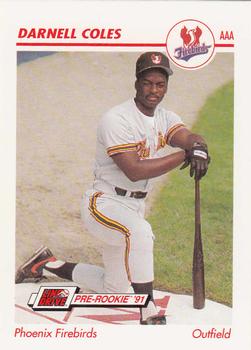 1991 Line Drive AAA #381 Darnell Coles Front