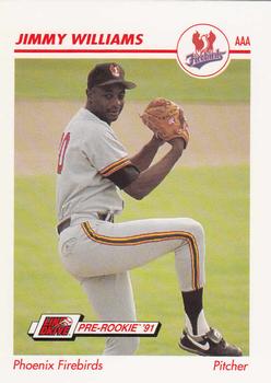 1991 Line Drive AAA #396 Jimmy Williams Front