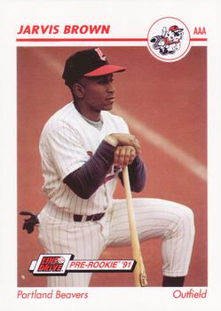 1991 Line Drive AAA #404 Jarvis Brown Front