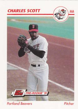 1991 Line Drive AAA #419 Charles Scott Front