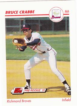 1991 Line Drive AAA #429 Bruce Crabbe Front
