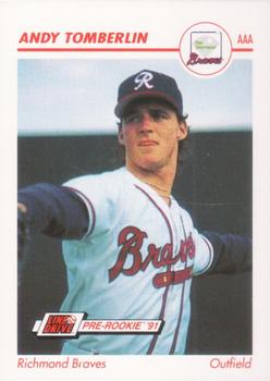 1991 Line Drive AAA #445 Andy Tomberlin Front