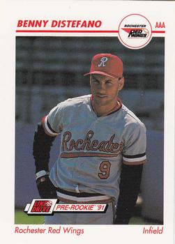 1991 Line Drive AAA #454 Benny Distefano Front