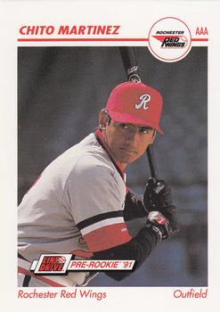 1991 Line Drive AAA #458 Chito Martinez Front