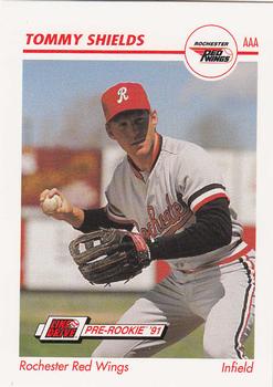 1991 Line Drive AAA #467 Tommy Shields Front