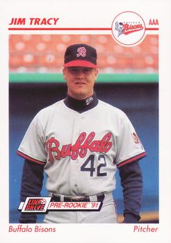 1991 Line Drive AAA #46 Jim Tracy Front