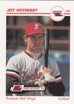 1991 Line Drive AAA #472 Jeff Wetherby Front