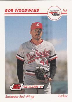 1991 Line Drive AAA #473 Rob Woodward Front