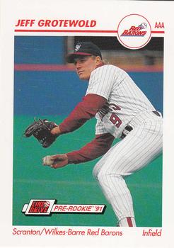 1991 Line Drive AAA #484 Jeff Grotewold Front