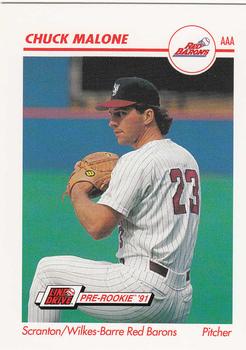 1991 Line Drive AAA #488 Chuck Malone Front
