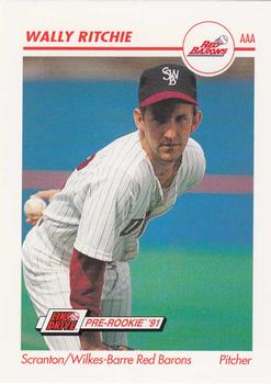1991 Line Drive AAA #493 Wally Ritchie Front