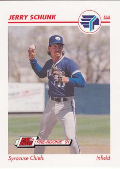 1991 Line Drive AAA #516 Jerry Schunk Front