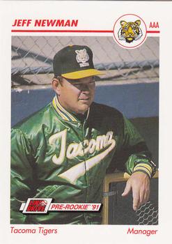 1991 Line Drive AAA #549 Jeff Newman Front