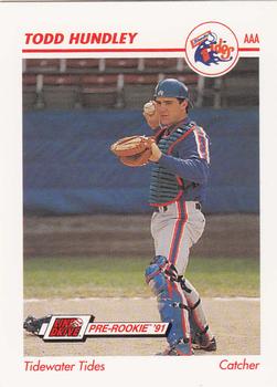 1991 Line Drive AAA #559 Todd Hundley Front