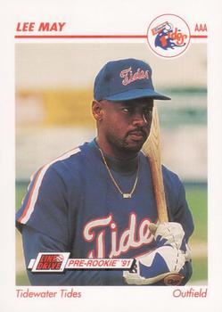 1991 Line Drive AAA #562 Lee May Front