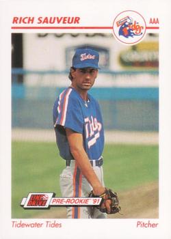 1991 Line Drive AAA #567 Rich Sauveur Front