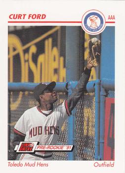 1991 Line Drive AAA #583 Curt Ford Front