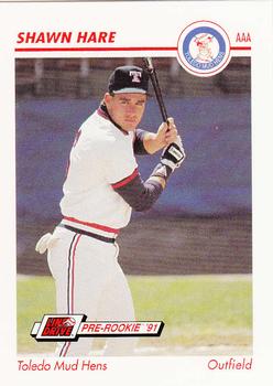 1991 Line Drive AAA #586 Shawn Hare Front