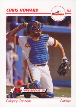 1991 Line Drive AAA #60 Chris Howard Front