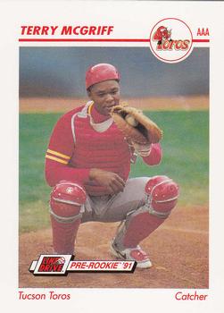 1991 Line Drive AAA #615 Terry McGriff Front