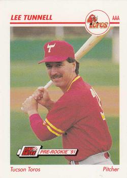 1991 Line Drive AAA #621 Lee Tunnell Front