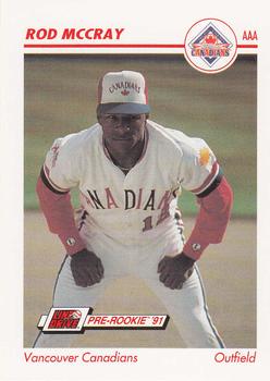 1991 Line Drive AAA #641 Rodney McCray Front