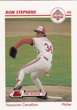 1991 Line Drive AAA #647 Ron Stephens Front