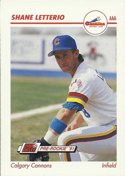 1991 Line Drive AAA #64 Shane Letterio Front