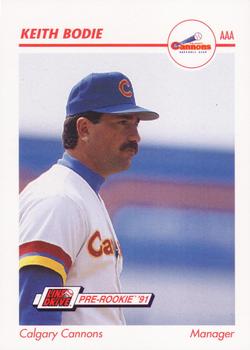 1991 Line Drive AAA #74 Keith Bodie Front