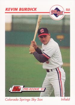1991 Line Drive AAA #80 Kevin Burdick Front