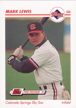 1991 Line Drive AAA #88 Mark Lewis Front