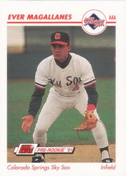 1991 Line Drive AAA #91 Ever Magallanes Front