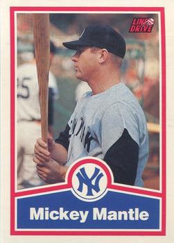 1991 Line Drive Mickey Mantle #11 Mickey Mantle Front