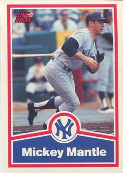 1991 Line Drive Mickey Mantle #13 Mickey Mantle Front