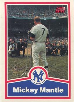1991 Line Drive Mickey Mantle #16 Mickey Mantle Front