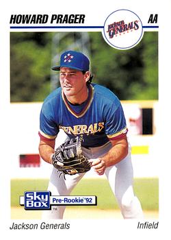 1992 SkyBox AA #144 Howard Prager Front