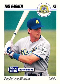 1992 SkyBox AA #243 Tim Barker Front