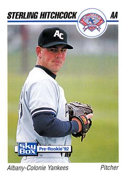 1992 SkyBox AA #4 Sterling Hitchcock Front