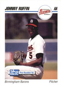 1992 SkyBox AA #45 Johnny Ruffin Front