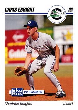 1992 SkyBox AA #71 Chris Ebright Front