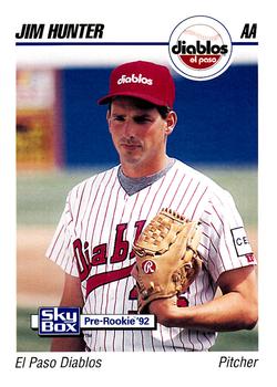 1992 SkyBox AA #94 Jim Hunter Front
