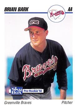 1992 SkyBox AA #97 Brian Bark Front